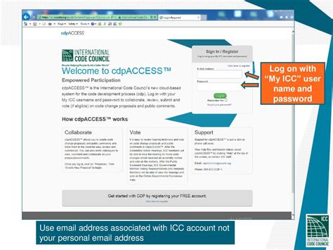 my icc account.